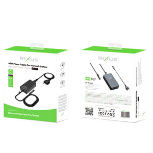 Rixus RXLC35 Carregador para Microsoft Surface 48W