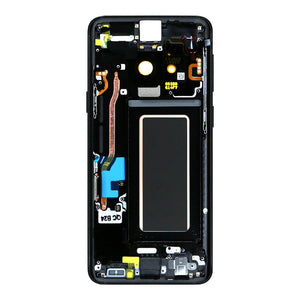 Samsung Galaxy S9 G960F Ecrã e digitalizador com moldura Midnight Black Service Pack