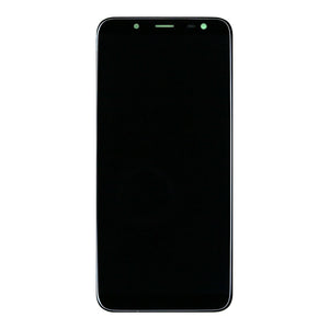 Samsung Galaxy J6 J600F Ecrã e digitalizador sem moldura Preto Service Pack