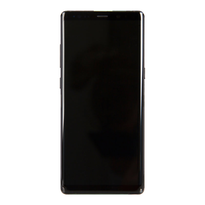 Samsung Galaxy Note 8 N950F Ecrã e digitalizador com moldura Midnight Black Service Pack