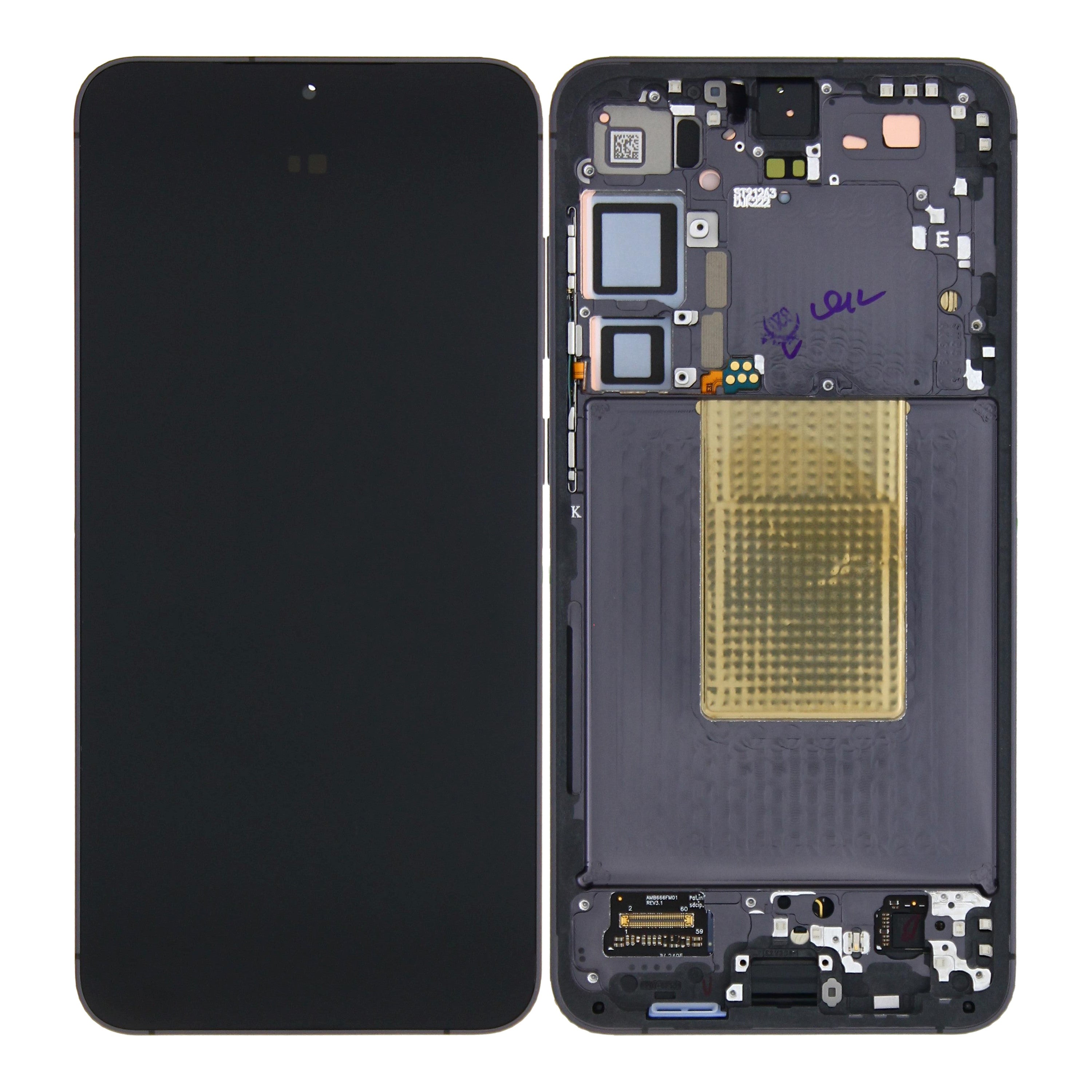 Samsung Galaxy S24 Plus S926B Display And Digitizer With Frame Onyx Black Pre-Assembled