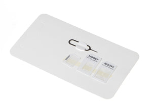 Adaptador de cartão SIM Noosy 4 em 1 Nano / Micro Branco