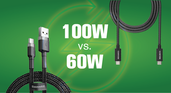 DIFFERENT CABLE TYPES - 100W vs 60W: which one do I choose?