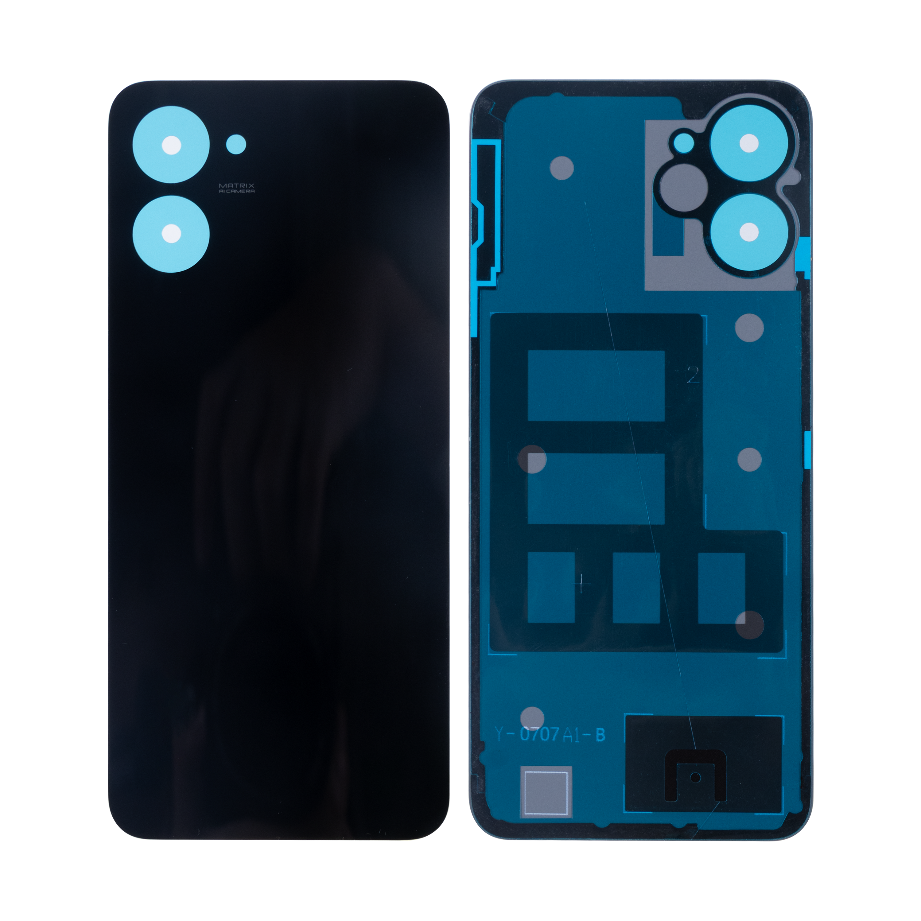 Realme 10s 5G Back Cover Without Lens Black OEM