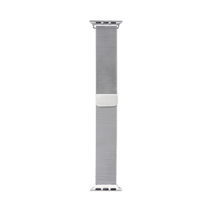 Milanese Loop Band For Apple Watch 42mm, 44mm, 45mm, 49mm Silver Retail Box
