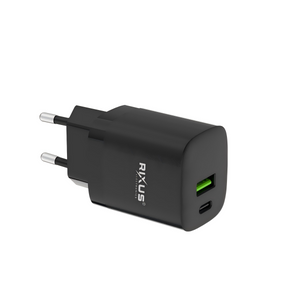 Rixus RX95 Fast Charging Adapter 30W Black
