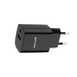 Rixus RX95 Fast Charging Adapter 30W Black