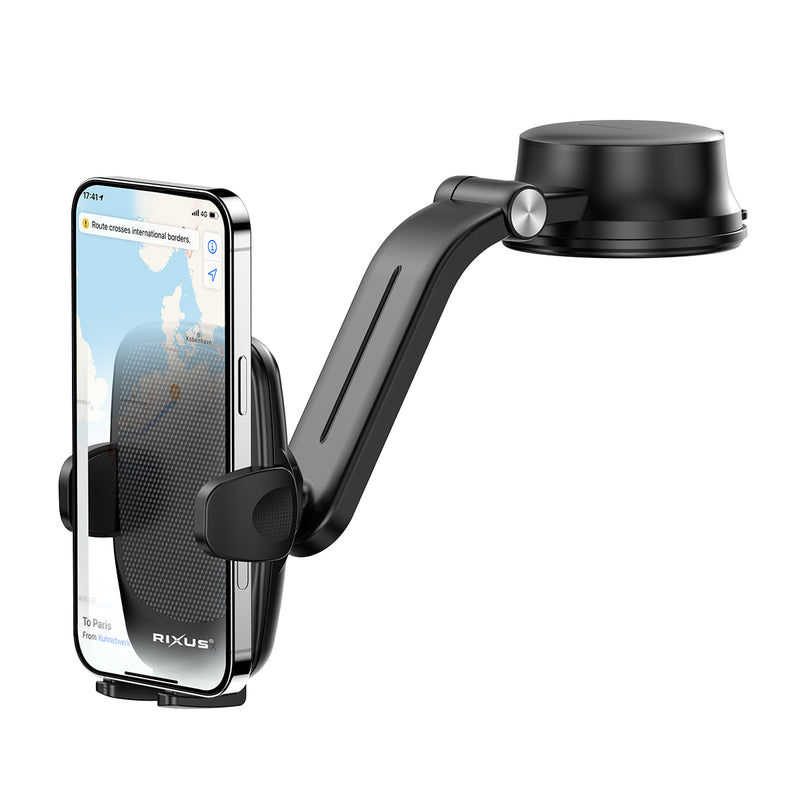 Rixus RXHW17 Multifunctional Premium Mobile Phone Bracket Black