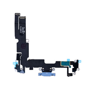 For Apple iPhone 14 Plus System Charging Flex Blue Pulled