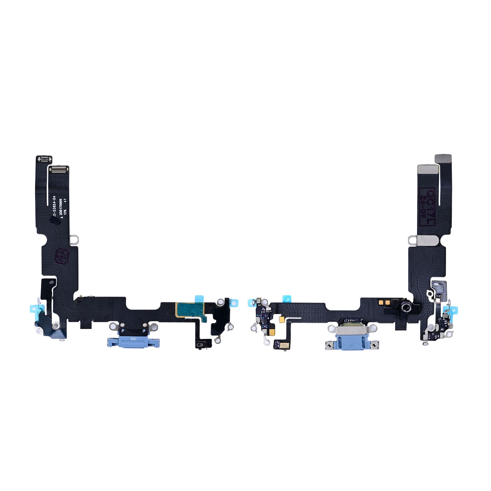For Apple iPhone 14 Plus System Charging Flex Blue Pulled