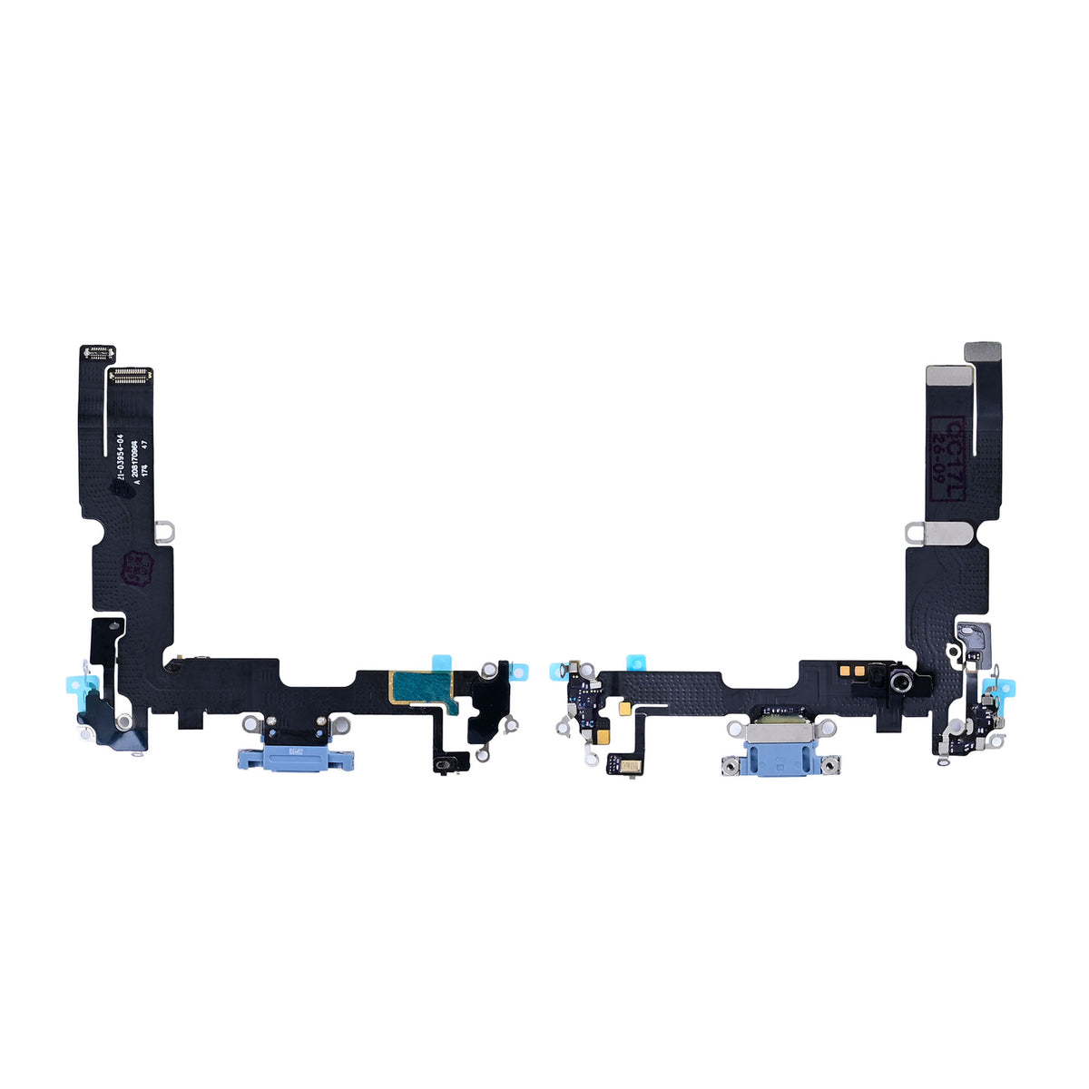 For Apple iPhone 14 Plus System Charging Flex Blue Pulled