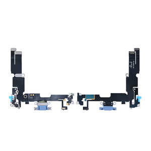 For Apple iPhone 14 Plus System Charging Flex Blue Pulled