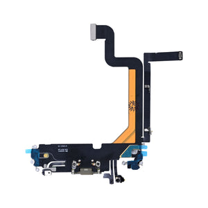 For Apple iPhone 14 Pro Max System Charging Flex Gold Pulled