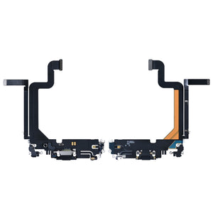 For Apple iPhone 14 Pro Max System Charging Flex Space Black Pulled