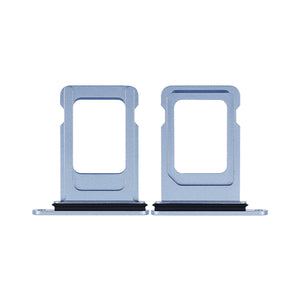 For Apple iPhone 14 Plus Sim Card Holder Blue Pulled