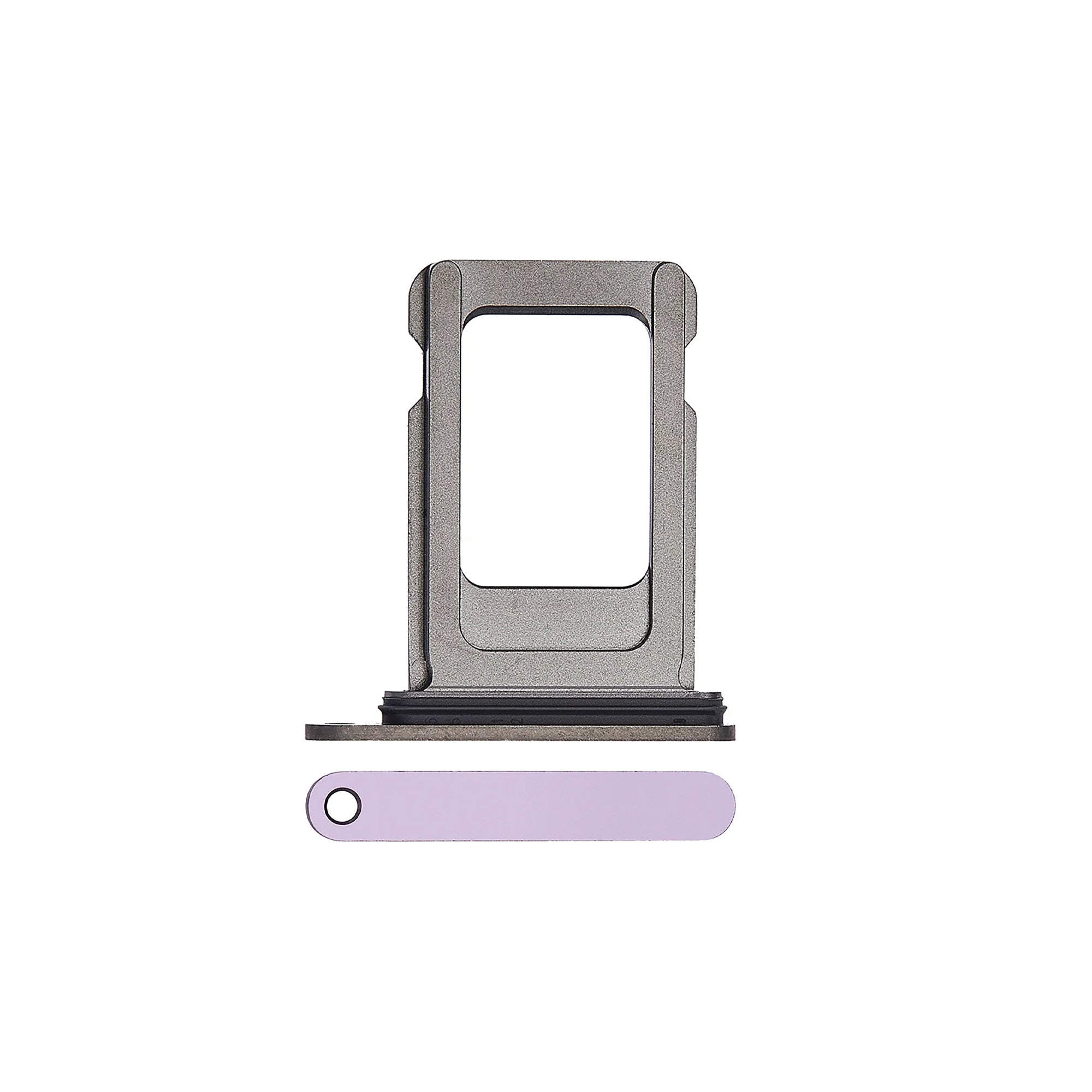 For Apple iPhone 14 Pro Sim Card Holder Deep Purple Pulled