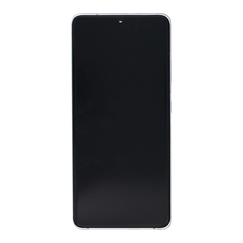 Samsung Galaxy S21 5G Ultra G998B Display And Digitizer With Frame Phantom Silver Service Pack