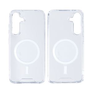 Rixus Magnetic Clear Case For Samsung Galaxy S24 5G