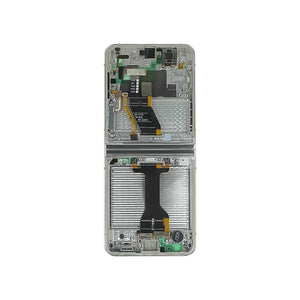Samsung Galaxy Z Flip5 F731B Display And Digitizer With Frame Cream Service Pack