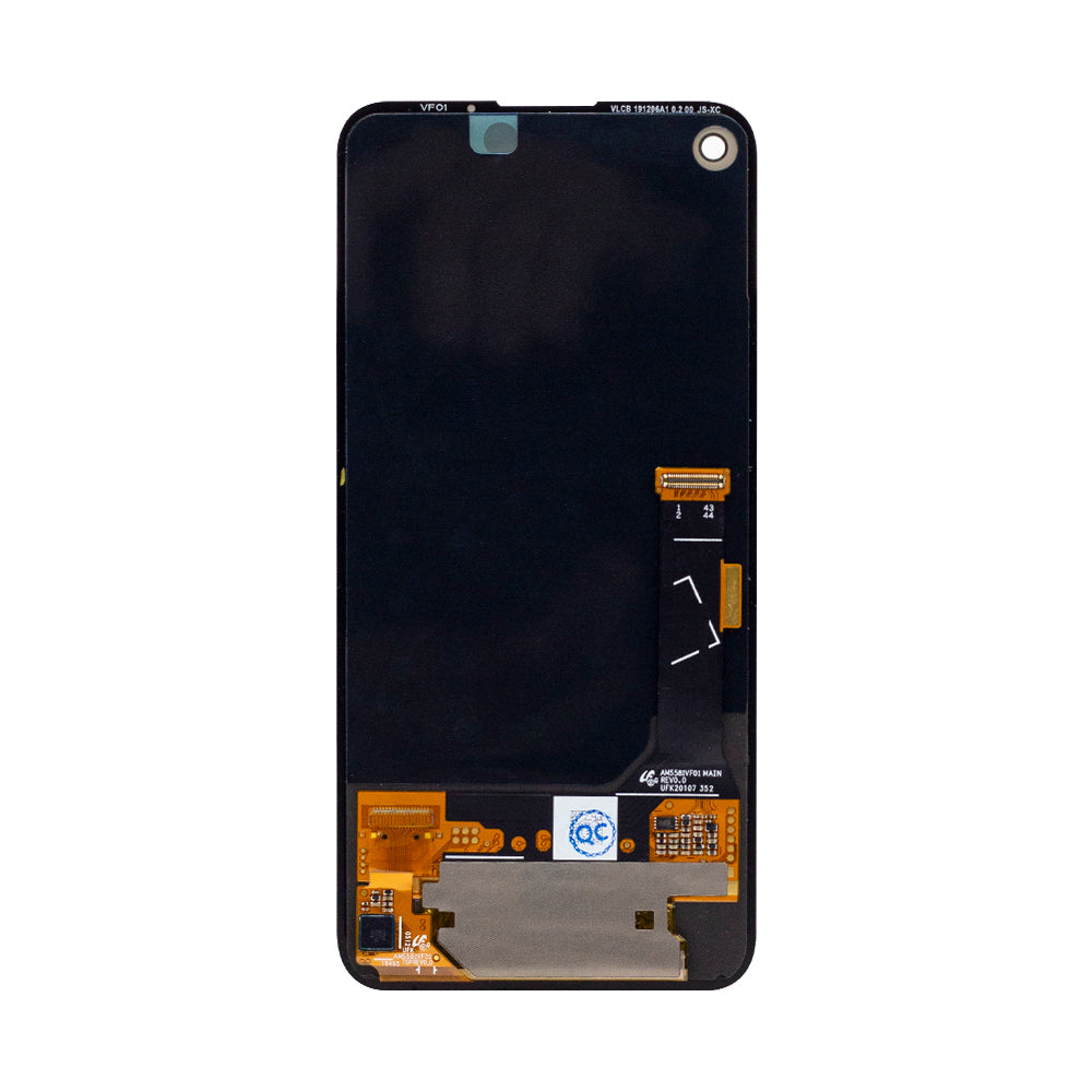 Google Pixel 4A Display And Digitizer Without Frame Black Service Pack