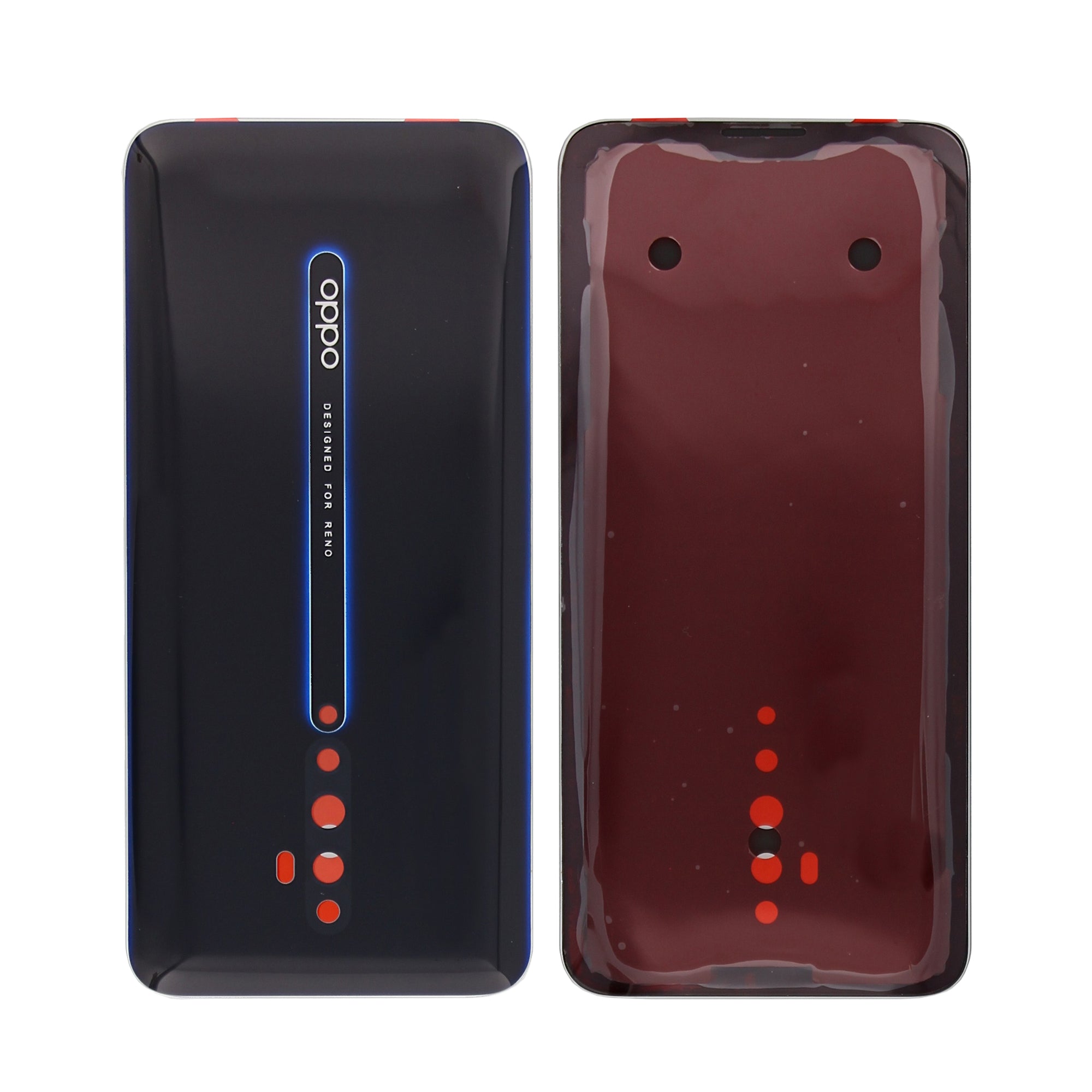 Oppo Reno 2Z Back Cover Without Lens Black OEM