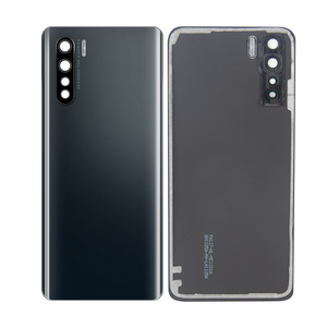 Oppo A91 Back Cover With Lens Lightening Black OEM
