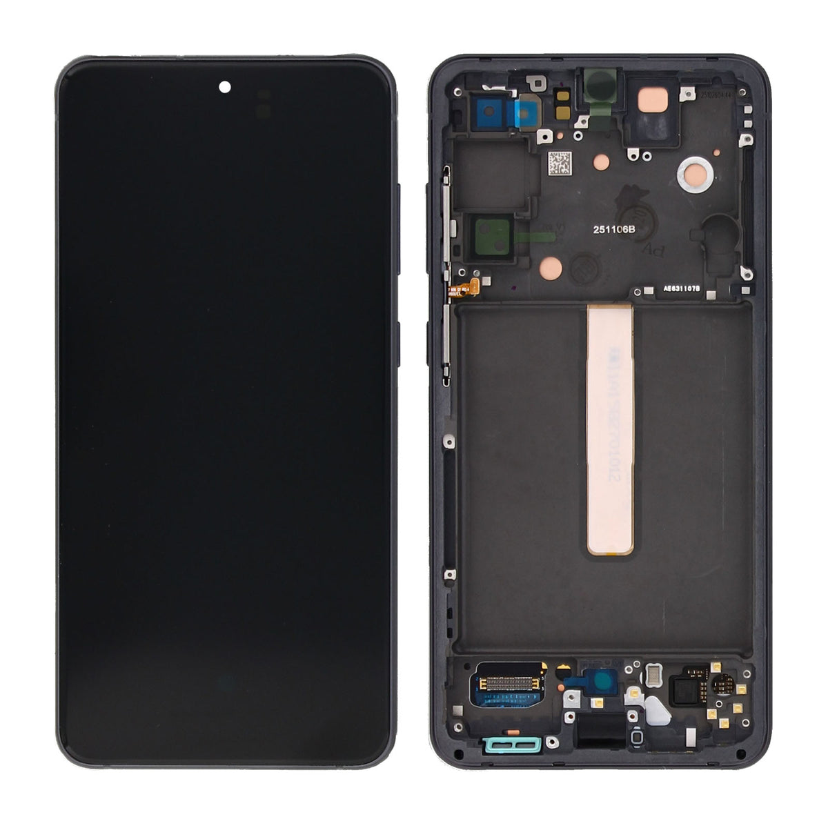 Samsung Galaxy S21 FE G990B Display And Digitizer With Frame Graphite Service Pack