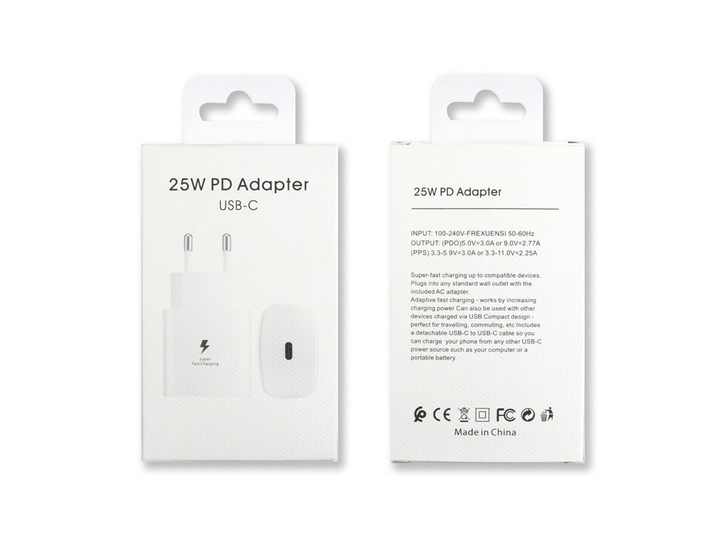 EP-TA800NW USB-C 25W PD Adaptor White Retail Box