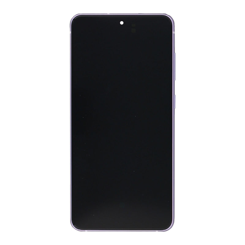 Samsung Galaxy S21 FE G990B Display And Digitizer With Frame Lavender Service Pack