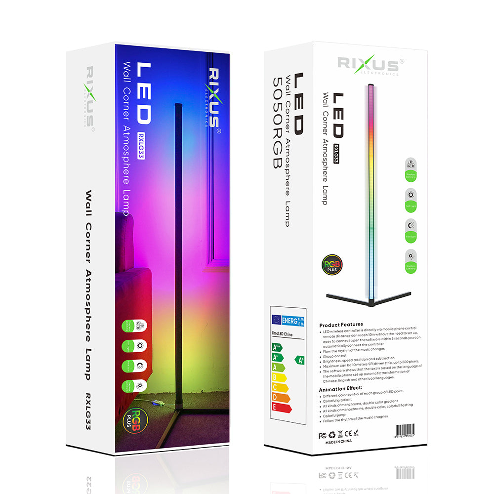 Rixus RXLG33 Wall Corner Atmosphere Led RGB