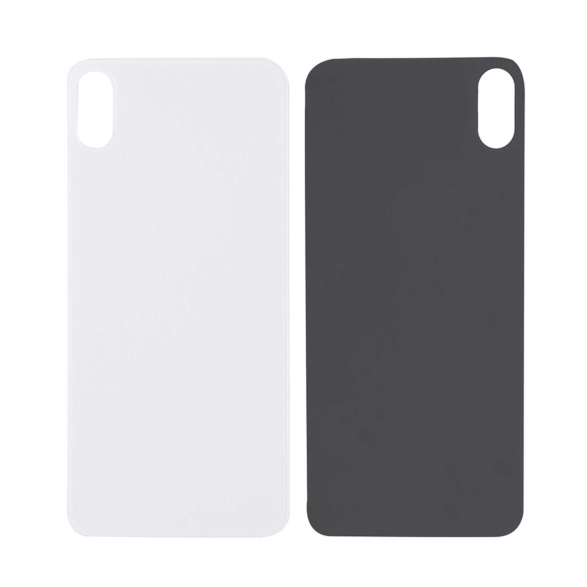 For Apple iPhone XS Max Back Glass, Enlarged Camera Frame White Compatible