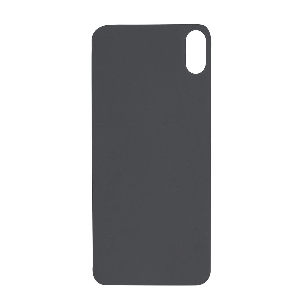 For iPhone Xs Max Extra Glass White (Enlarged camera frame)