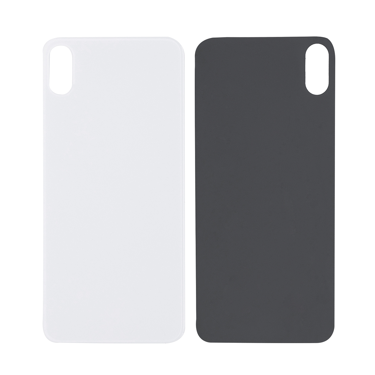 For Apple iPhone XS Max Back Glass, Enlarged Camera Frame White Compatible