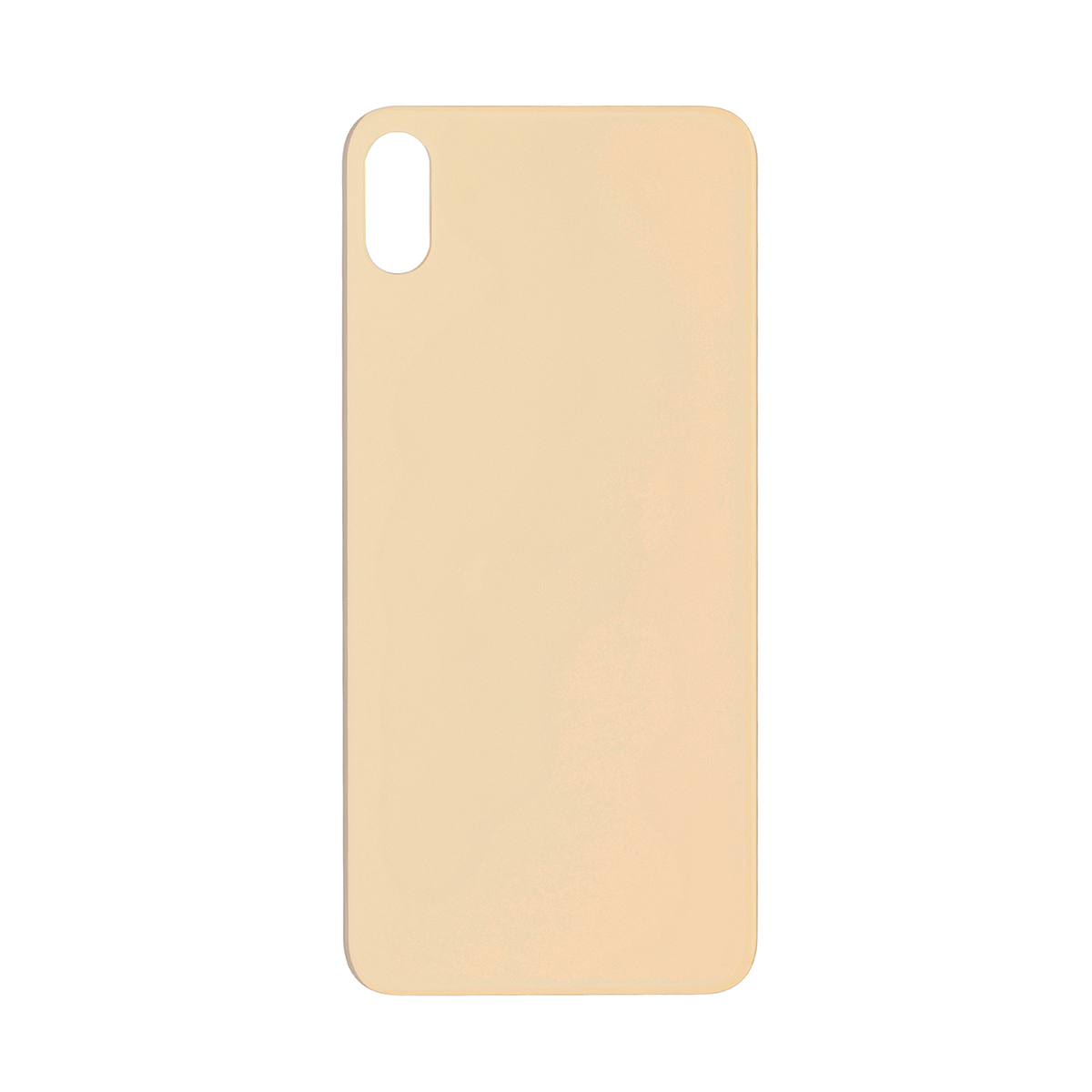 For iPhone Xs Max Extra Glass Gold (Enlarged camera frame)