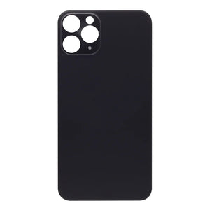 For Apple iPhone 11 Pro Back Glass, Enlarged Camera Frame Space Grey Compatible