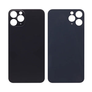 For Apple iPhone 11 Pro Back Glass, Enlarged Camera Frame Space Grey Compatible