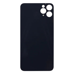 For Apple iPhone 11 Pro Max Back Glass, Enlarged Camera Frame White Compatible