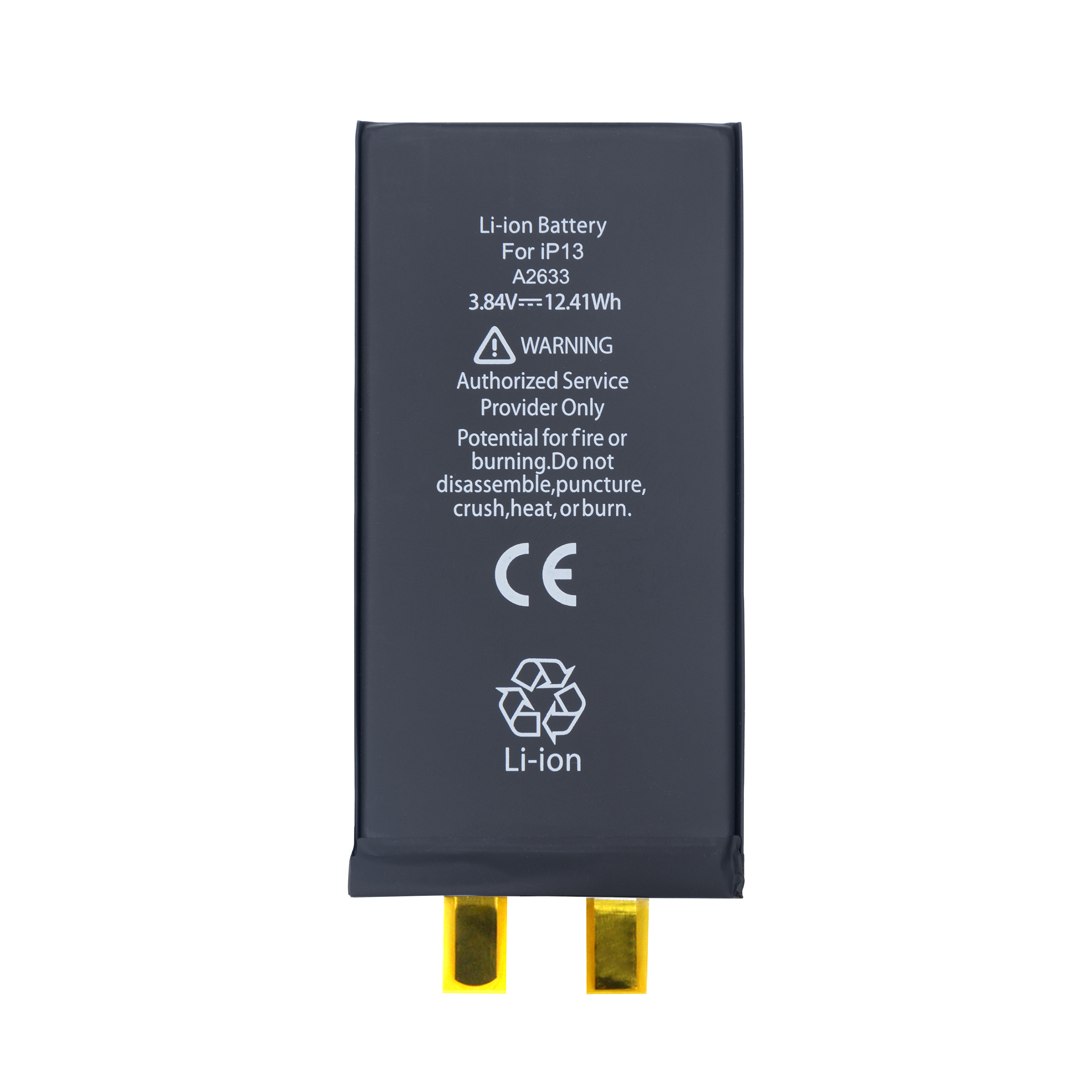 For Apple iPhone 13 Battery (Spot Welding Required) No BMS/IC OEM