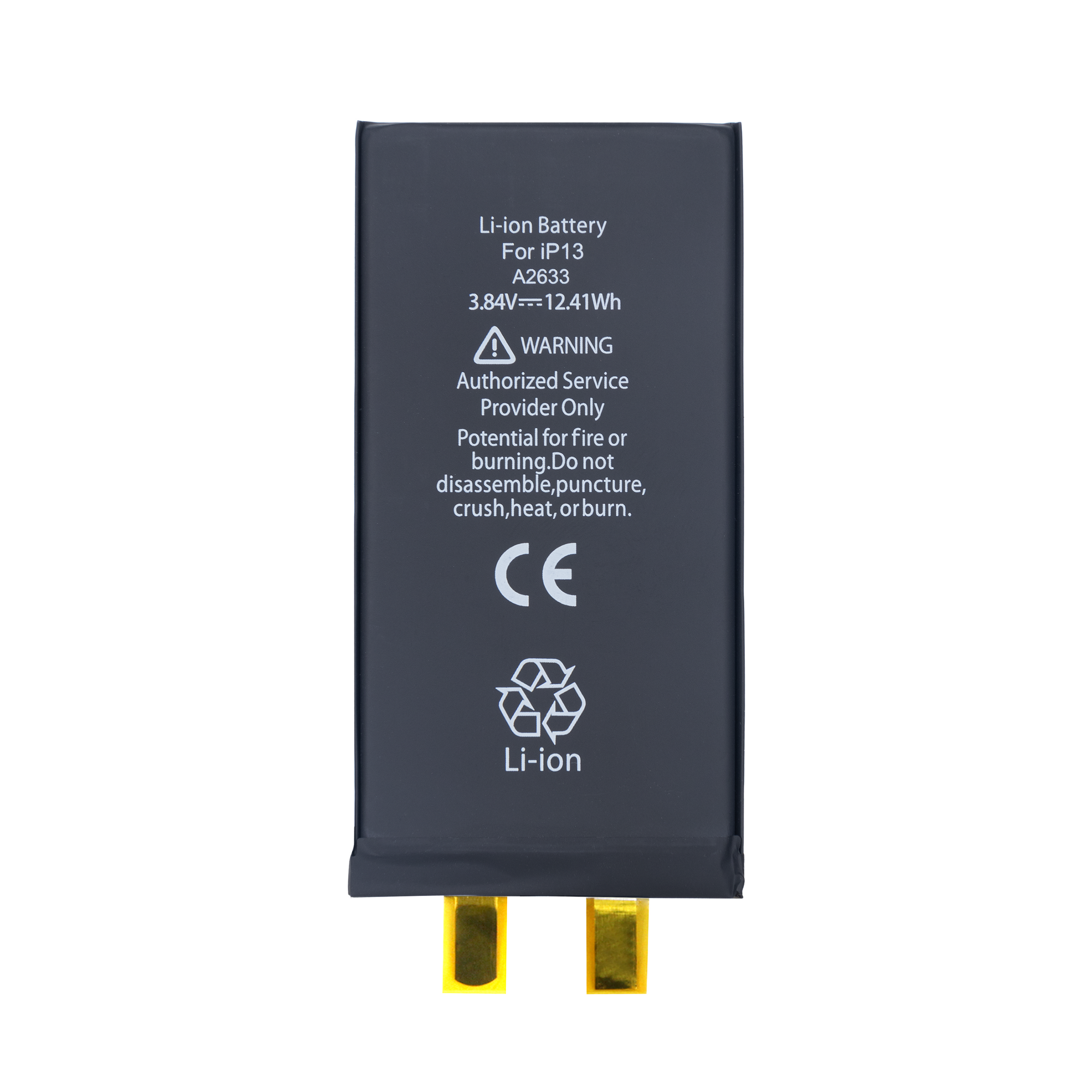 For Apple iPhone 13 Battery (Spot Welding Required) No BMS/IC OEM