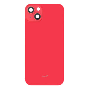 For Apple iPhone 14 Plus Back Glass Without NFC, Enlarged Camera Frame Red Compatible