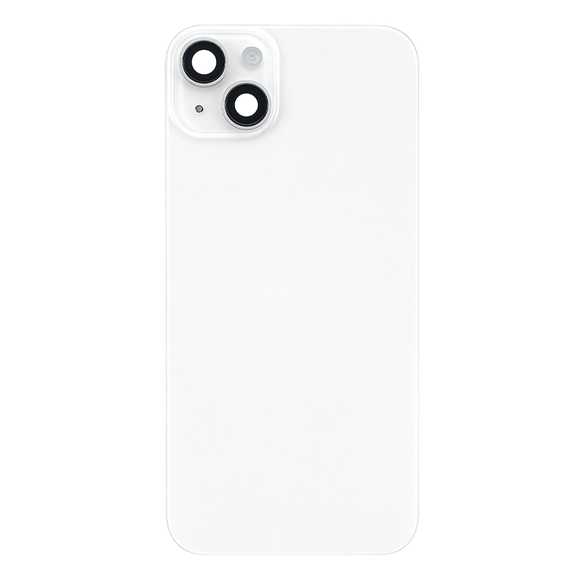 For Apple iPhone 14 Plus Back Glass Without NFC, Enlarged Camera Frame Starlight Compatible