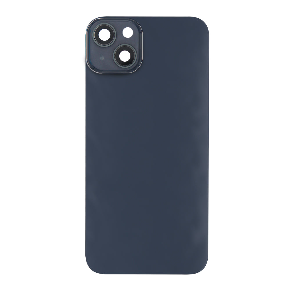 For Apple iPhone 14 Plus Back Glass Without NFC, Enlarged Camera Frame Midnight Compatible