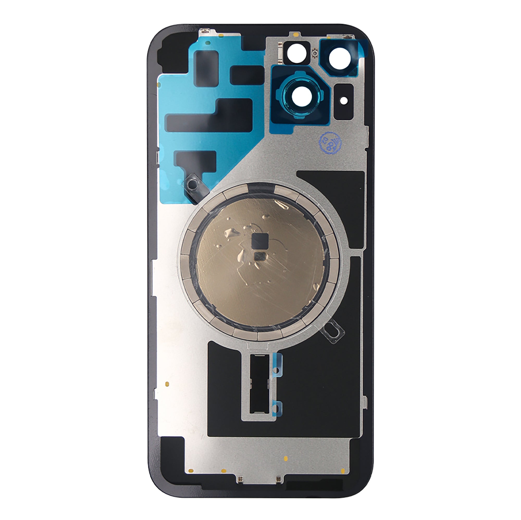 For Apple iPhone 14 Plus Back Glass Without NFC, Enlarged Camera Frame Midnight Compatible