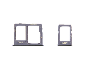 Samsung Galaxy J6 Plus J610F Sim Card Holder Set Blue OEM