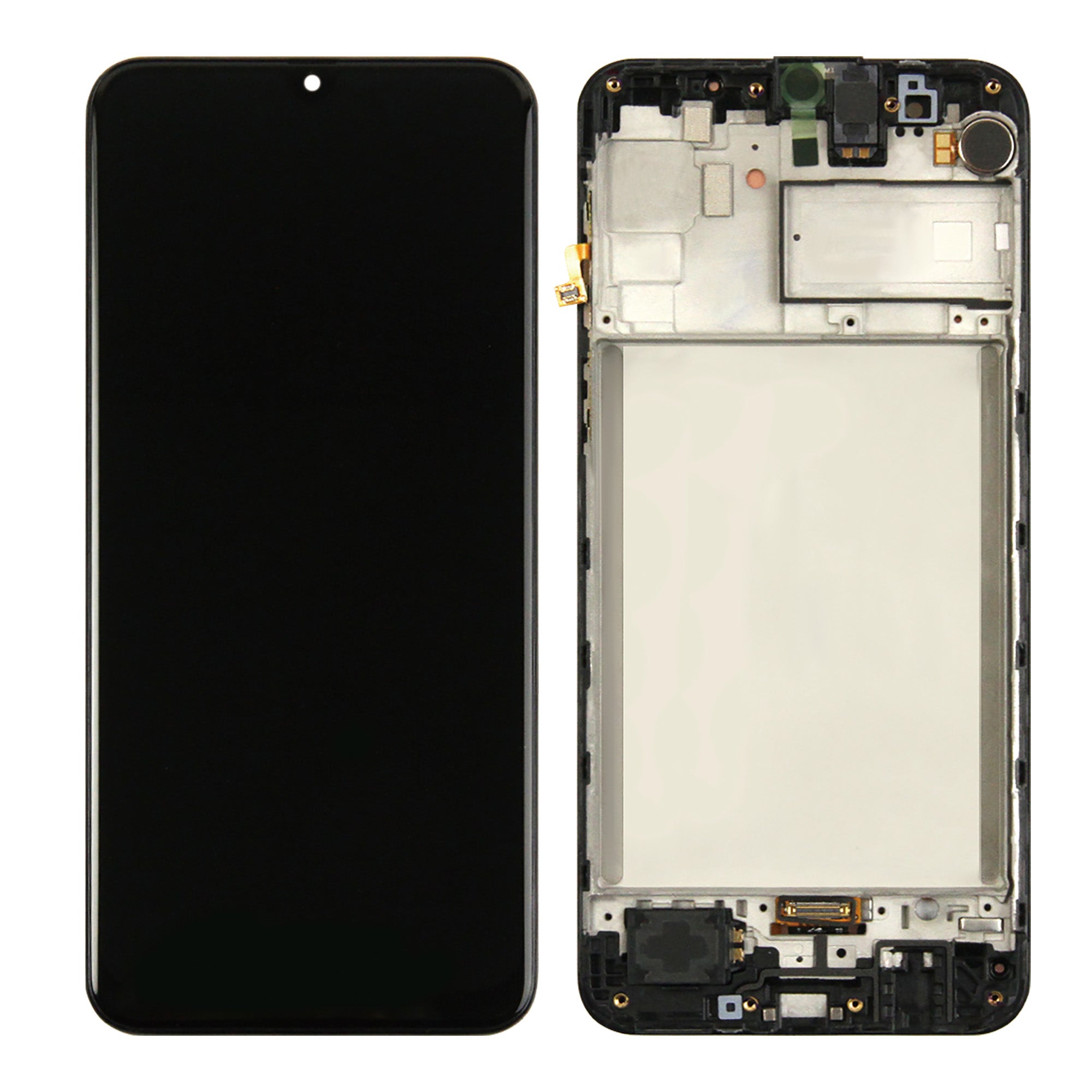 Samsung Galaxy M31 M315F Display And Digitizer With Frame Black Service Pack
