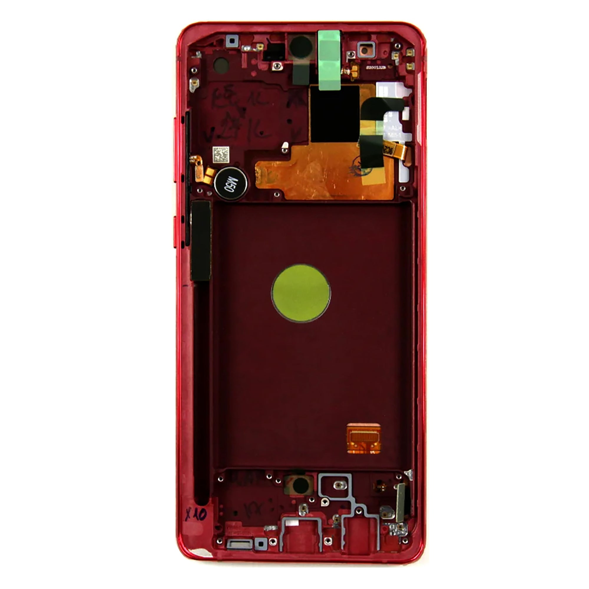 Samsung Galaxy Note 10 Lite N770F Display And Digitizer With Frame Aura Red Service Pack