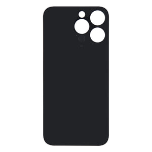For Apple iPhone 14 Pro Max Back Glass Without NFC, Enlarged Camera Frame Silver Compatible