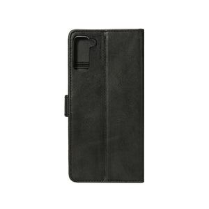 Rixus Bookcase For Samsung Galaxy S21 5G Black
