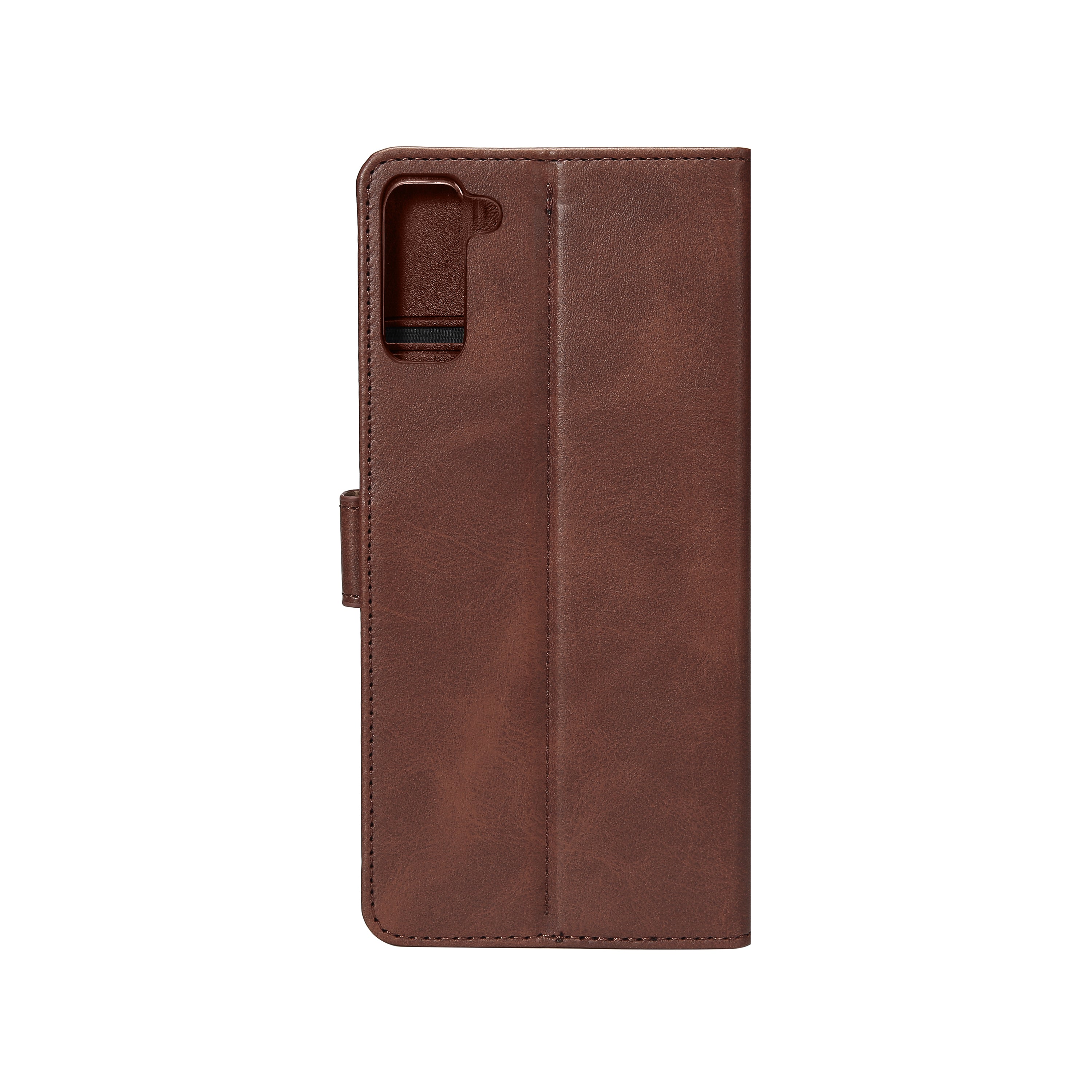 Rixus Bookcase For Samsung Galaxy S21 Plus 5G Brown