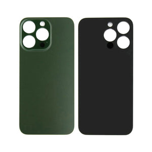 For Apple iPhone 13 Pro Back Glass, Enlarged Camera Frame Green Compatible
